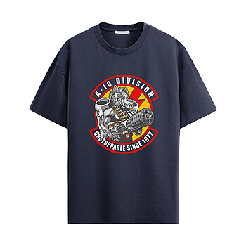 Alternative view of A-10 Warthog Division Shirt – Military Graphic Tee