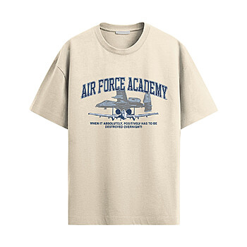Alternative view of Air Force Academy A-10 Shirt – Destroyed Overnight Tee
