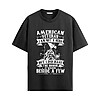 American Veteran Quote Shirt with patriotic military quote about honor and walking beside heroes, featuring memorial flag-raising graphic in veteran tribute style