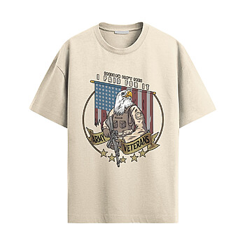 Alternative view of Army Veteran Eagle Shirt – Freedom Isn’t Free Tee