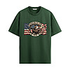 Operation Epic Fury 2026 Shirt with American eagle graphic flying over American flag with bold text, symbolizing patriotism and military pride