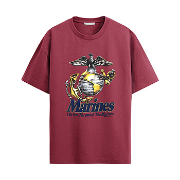 Alternative view of USMC Classic Marines Shirt – Heritage Marine Corps Tee