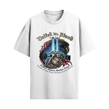 Alternative view of USMC Patriot Eagle Shirt – Patriotic Marine Corps Tee