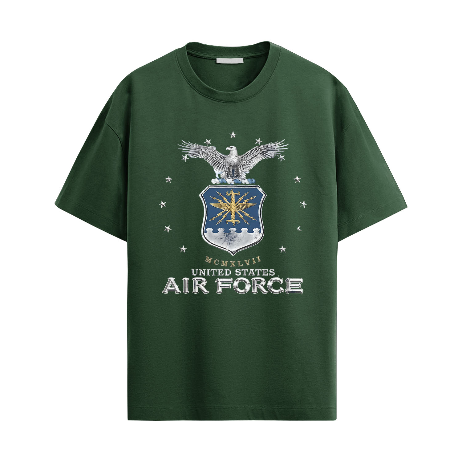 US Air Force Crest Shirt – Eagle Emblem Graphic Tee - Image 2