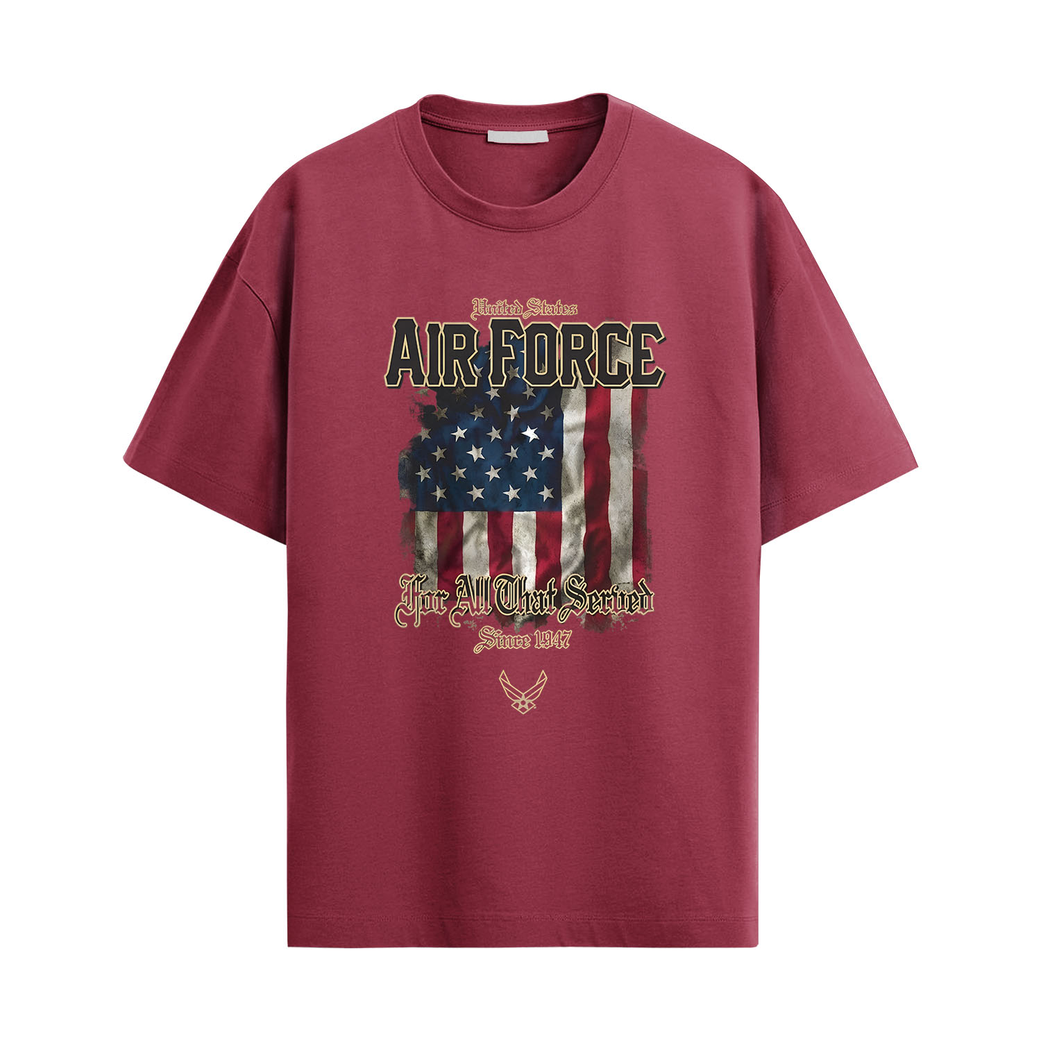 US Air Force Pride Shirt – Vintage Flag Graphic Tee - Image 2