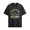 US Army 1775 Eagle Shirt with patriotic eagle graphic, American flags, and this we'll defend design