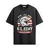 US Army 250th Anniversary Eagle Shirt with patriotic eagle graphic, American flag, and 1775 2025 design