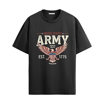 US Army Eagle Vintage Shirt with retro eagle graphic and United States Army est 1775 design