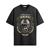 US Army Skull Shirt with military skull helmet graphic and death before dishonor design