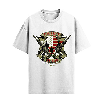 Alternative view of U.S. Army Veteran Shirt – Defender of Freedom Tee