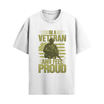 Alternative view of Veteran Pride Shirt – U.S. Soldier Flag Tee